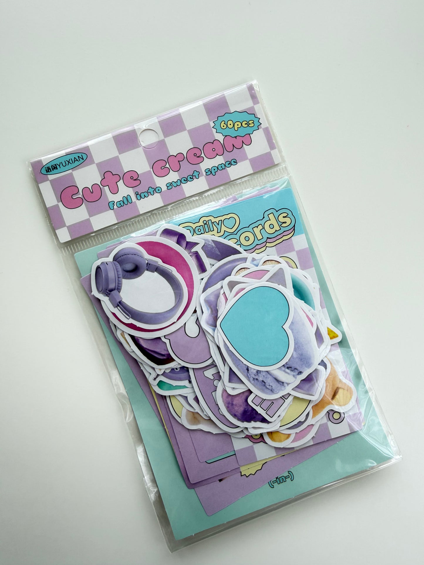 60pcs Cute Sticker Pack