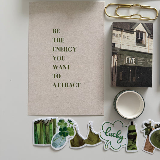 Olive Mood Stationery Set