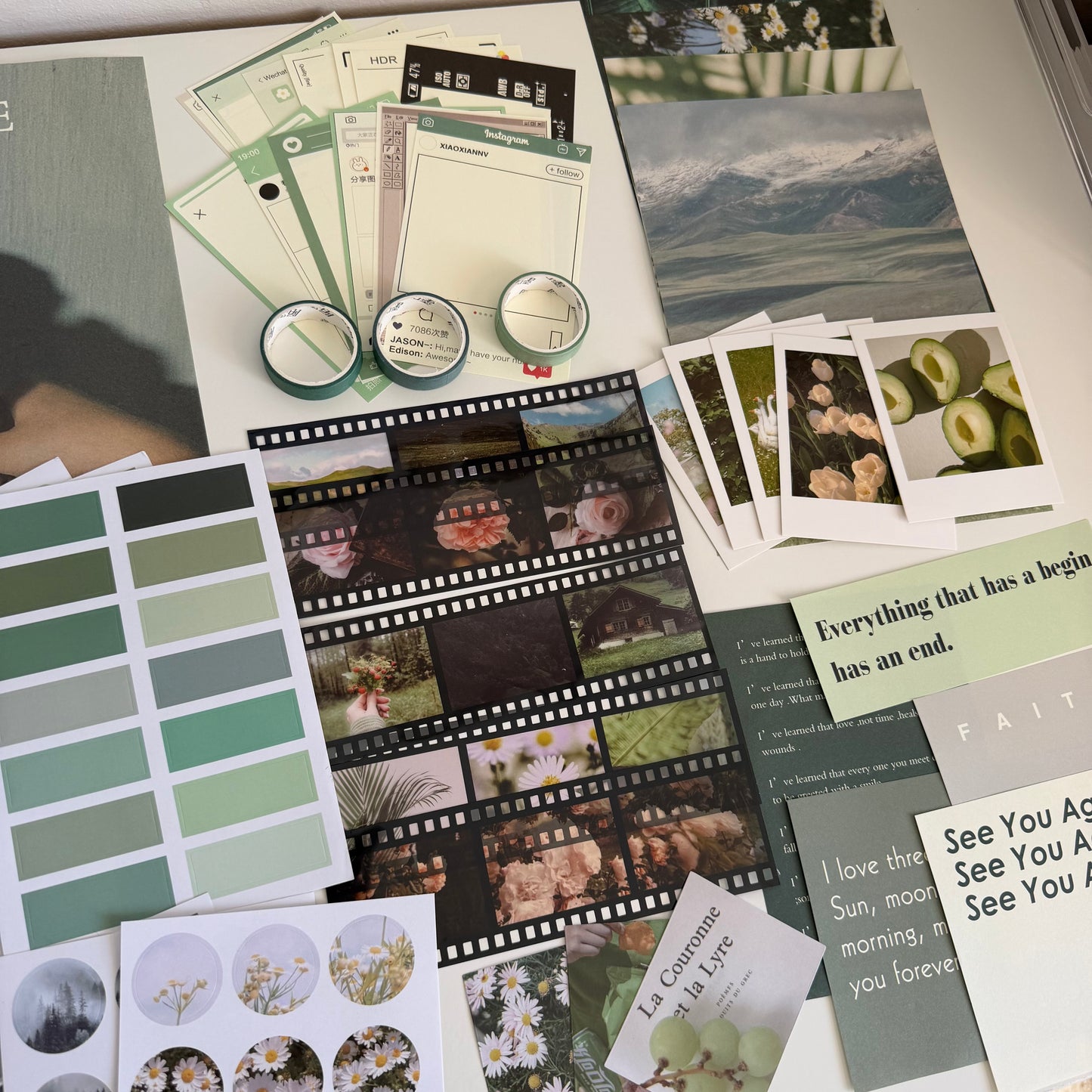 Aesthetic Paper & Sticker Pack