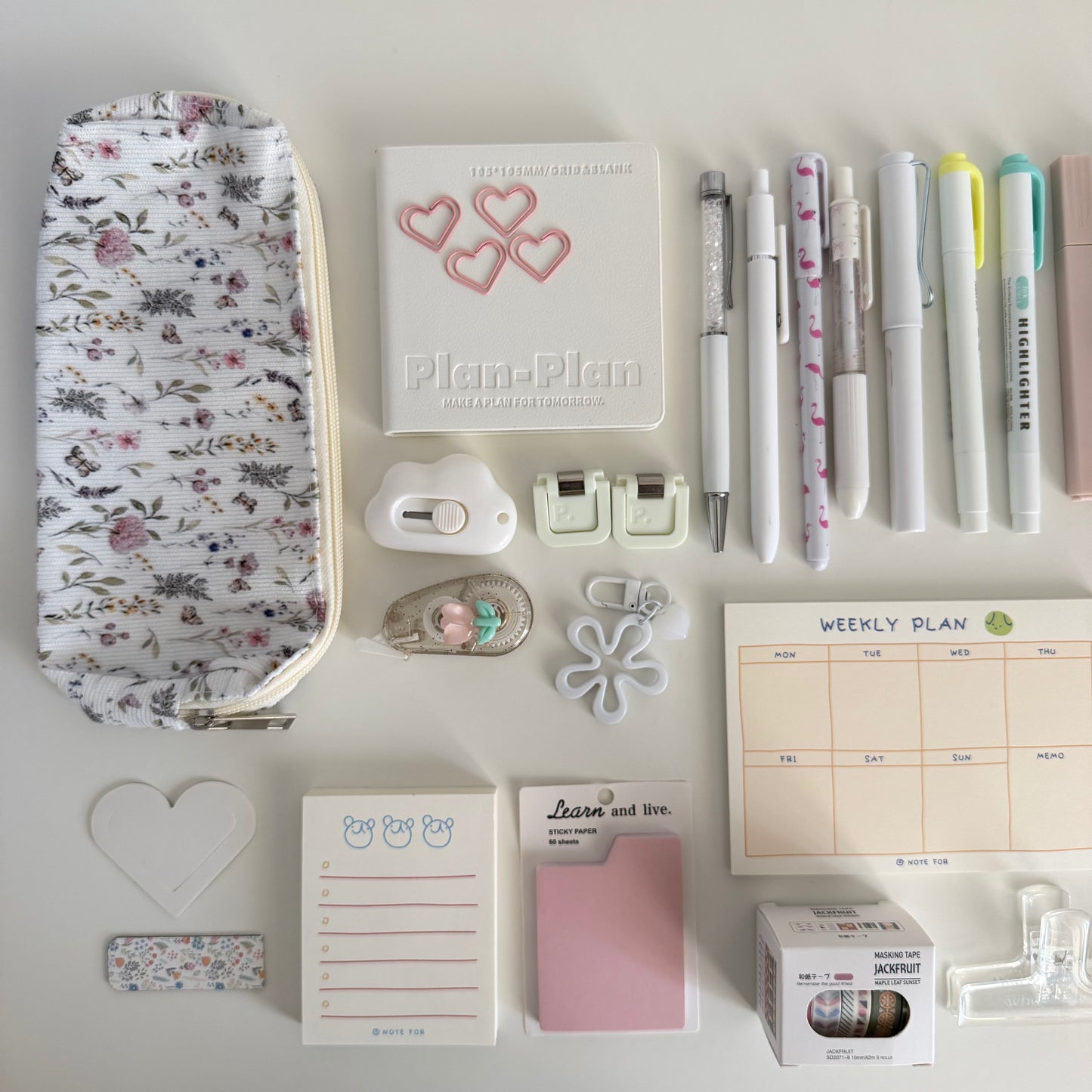 Clean Stationery Set