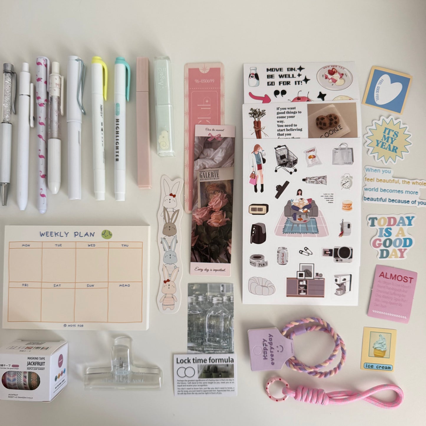 Clean Stationery Set