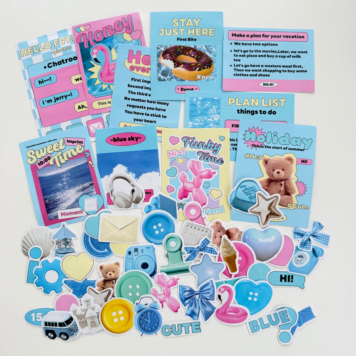 60pcs Cute Sticker Pack