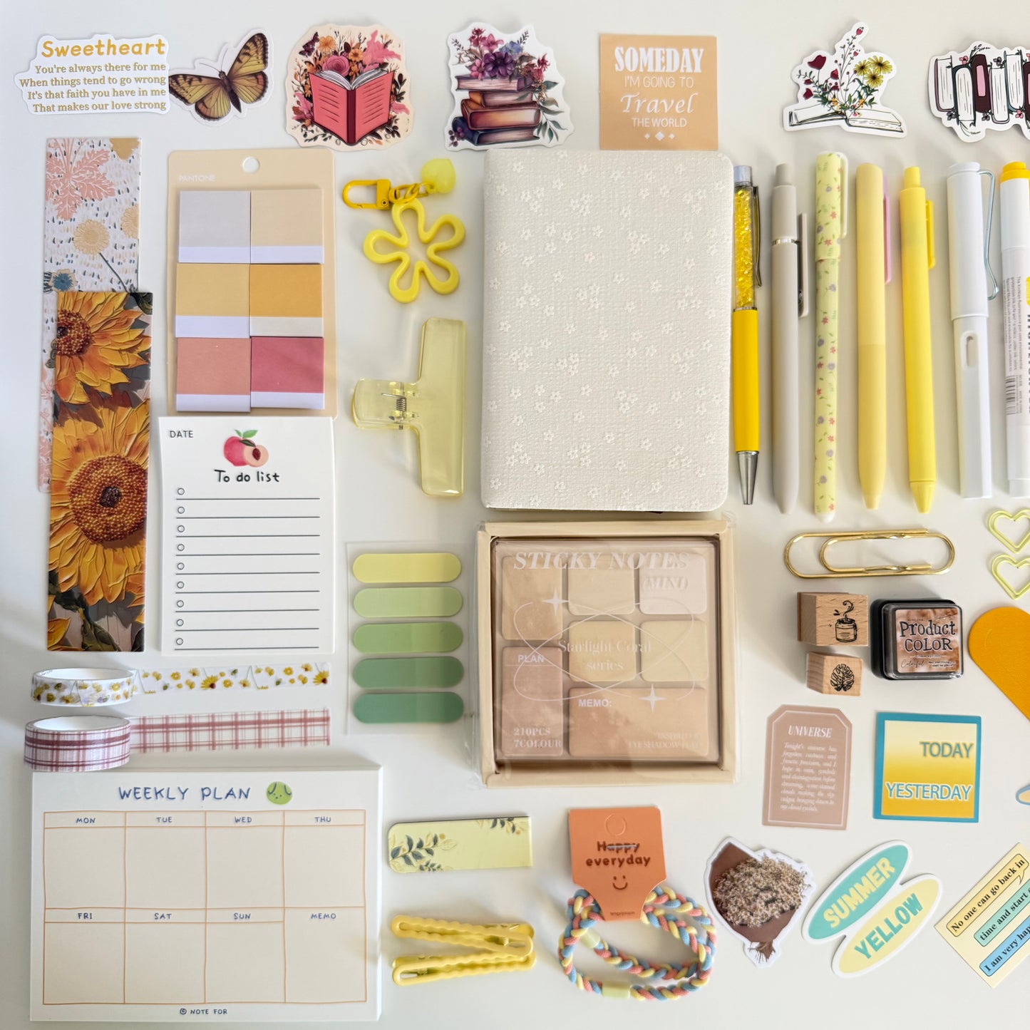 Soft Yellow Bookish Bundle