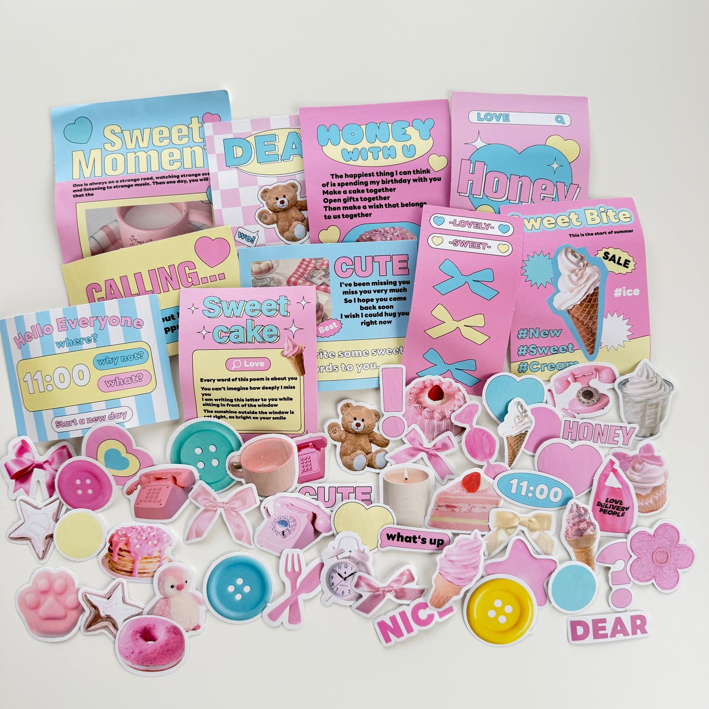 60pcs Cute Sticker Pack