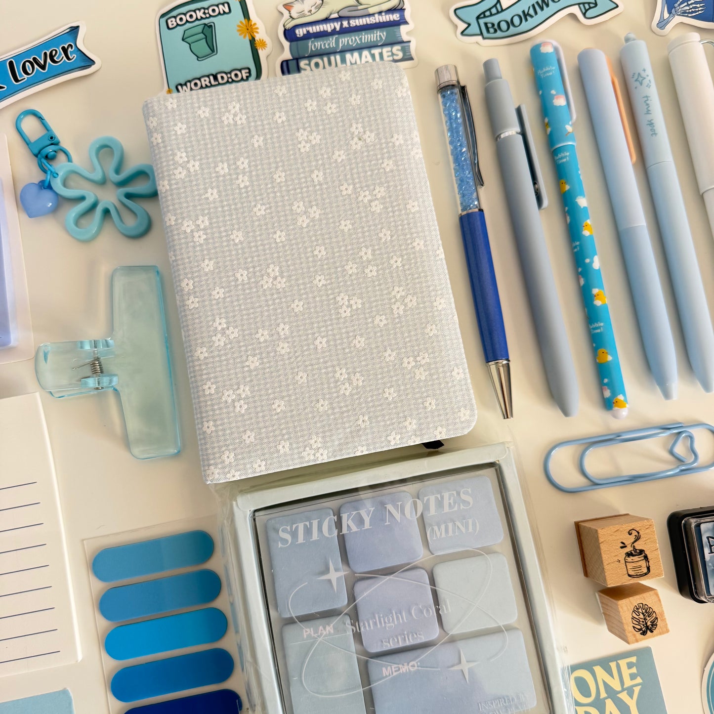 Soft Blue Bookish Bundle