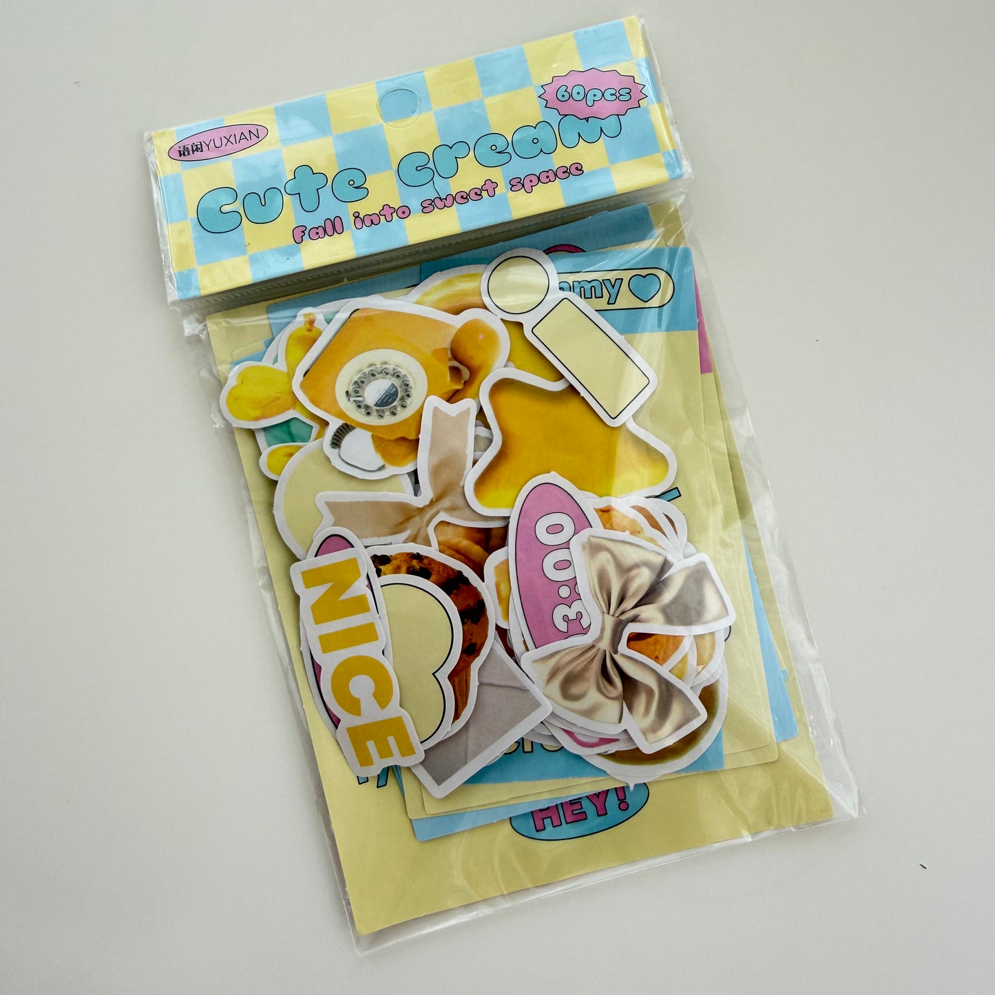 60pcs Cute Sticker Pack