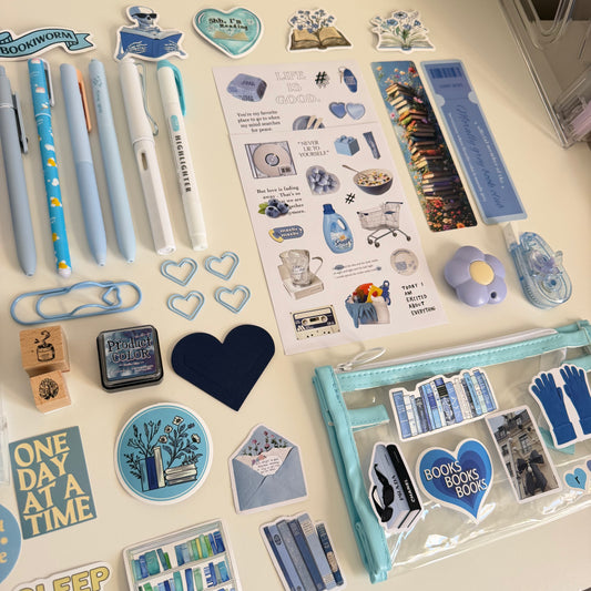 Soft Blue Bookish Bundle