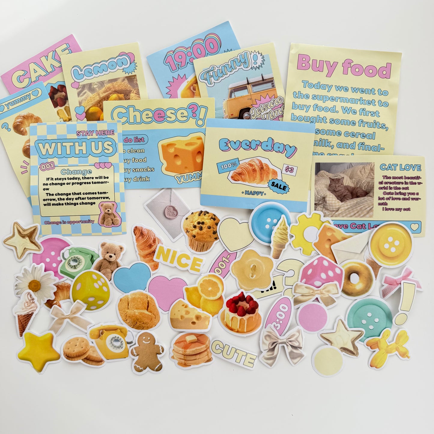 60pcs Cute Sticker Pack