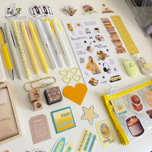 Soft Yellow Bookish Bundle