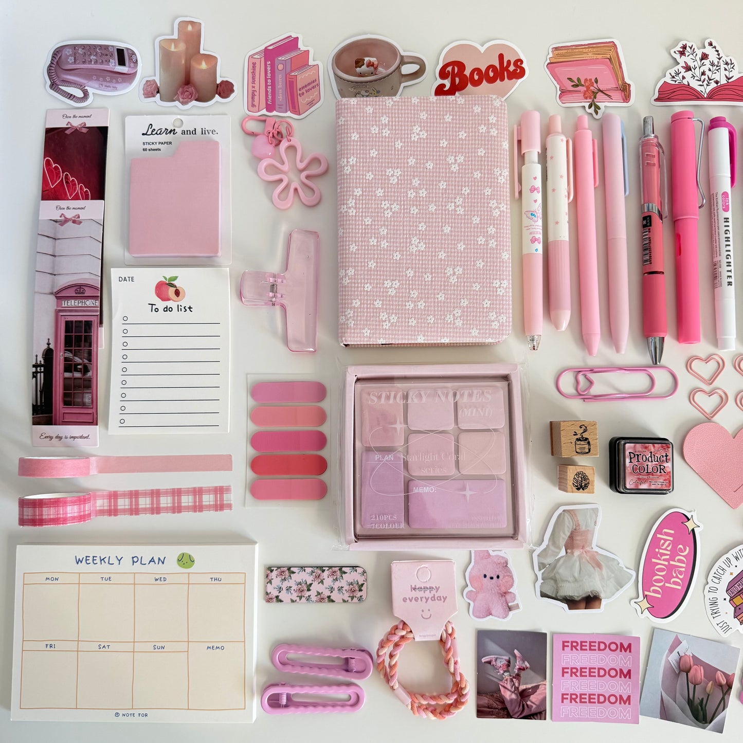 Soft Pink Bookish Bundle
