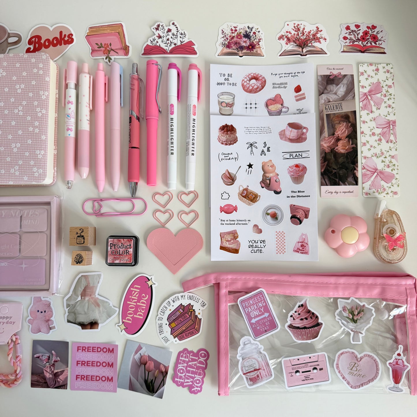 Soft Pink Bookish Bundle