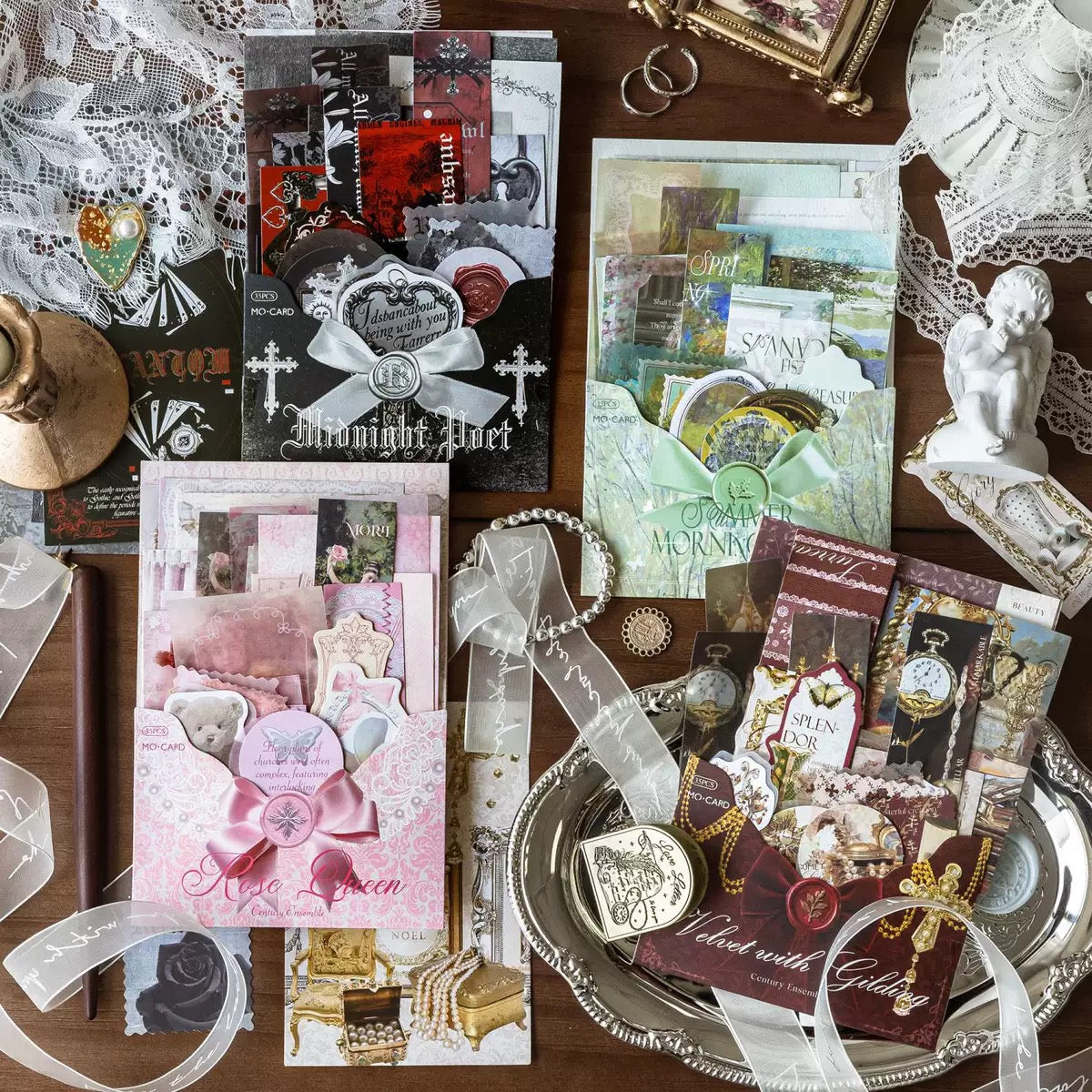 Vintage Ephemera Paper Pack – 35 Sheets for Scrapbooking & Journaling
