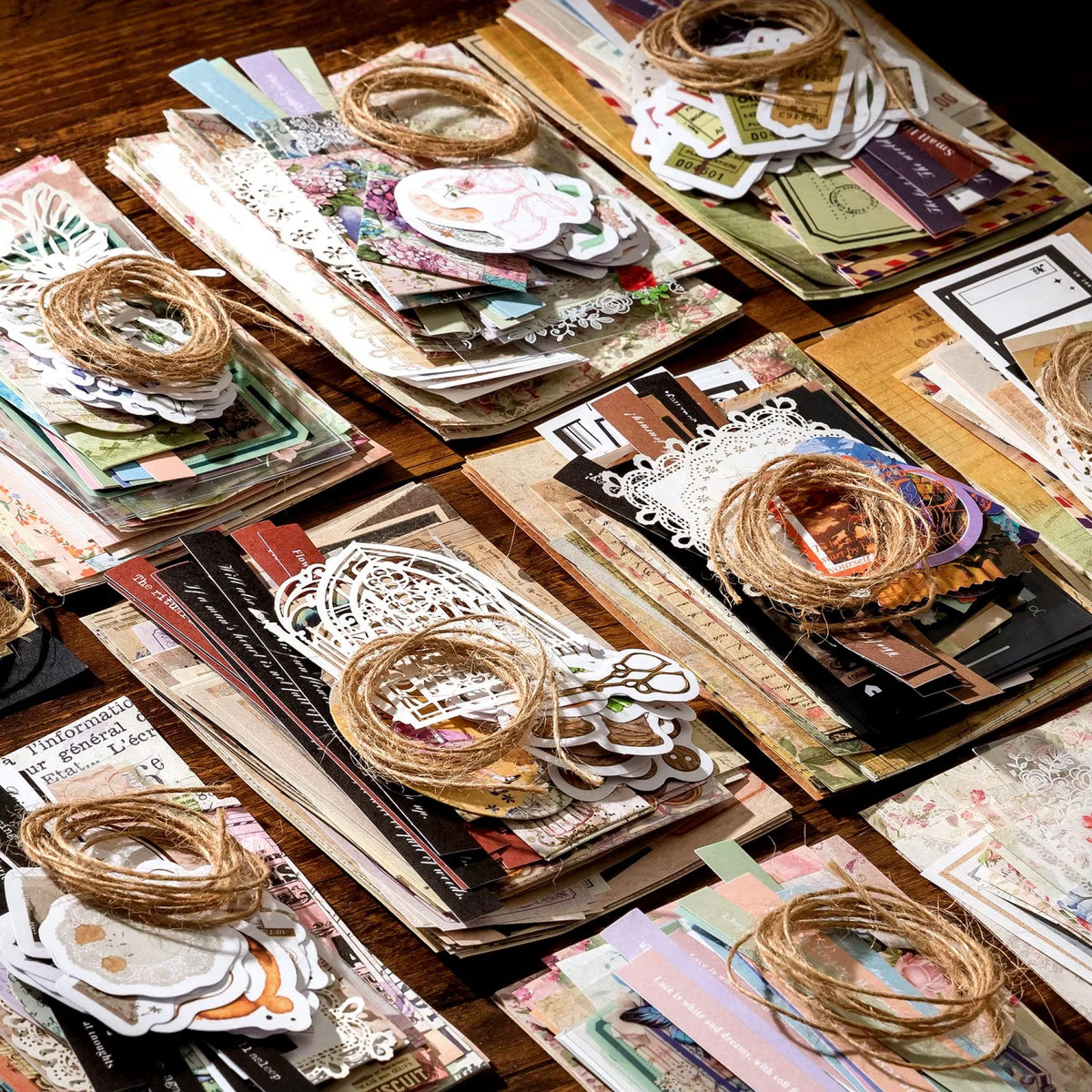 Vintage Junk Journal Ephemera | Scrapbooking Paper Pack