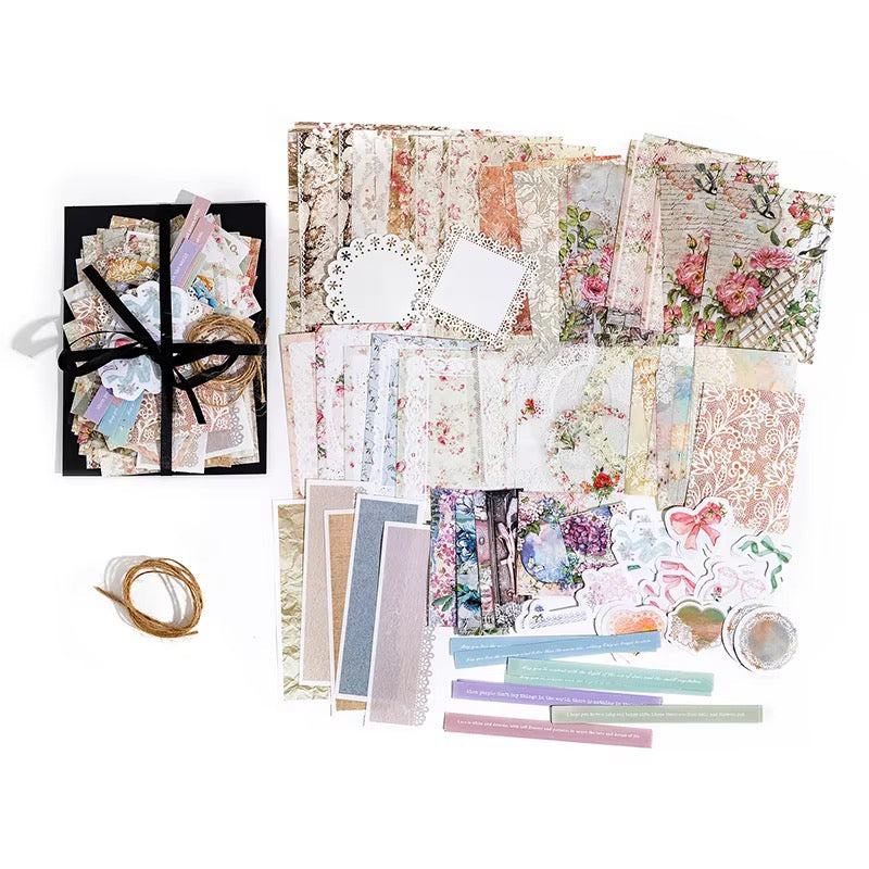 Vintage Junk Journal Ephemera | Scrapbooking Paper Pack