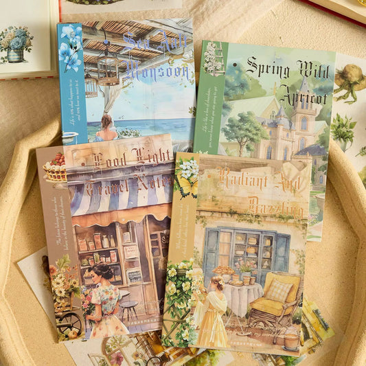 PET Paper Stickers for Scrapbooking & Journaling | Vintage Aesthetic